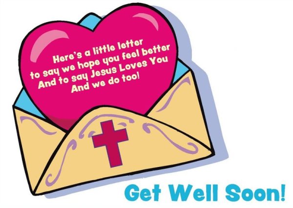Открытка скорейшего выздоровления на английском