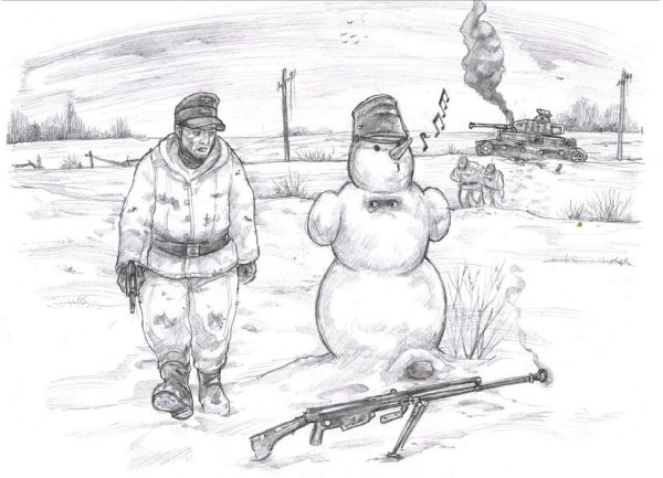 Раскраска ветеран войны