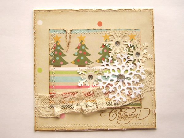 Новогодние открытки оригинальные