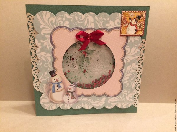 Открытка шейкер