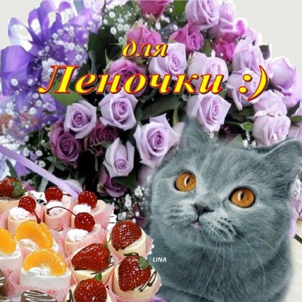 Открытки для Леночки с приветом