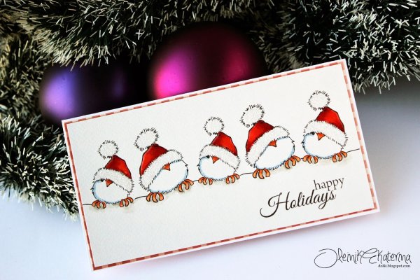 Идеи для рисования новогодних открыток