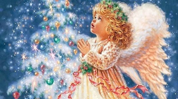 Ангел с елочкой