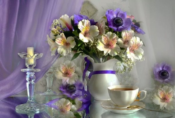 Доброе утро цветы красивые