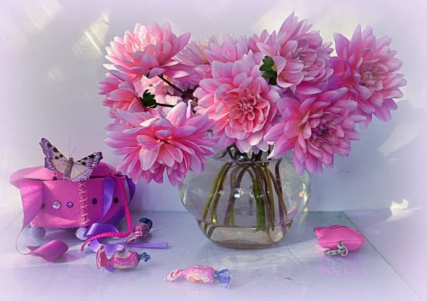 С добрым утром с цветами и пожеланиями