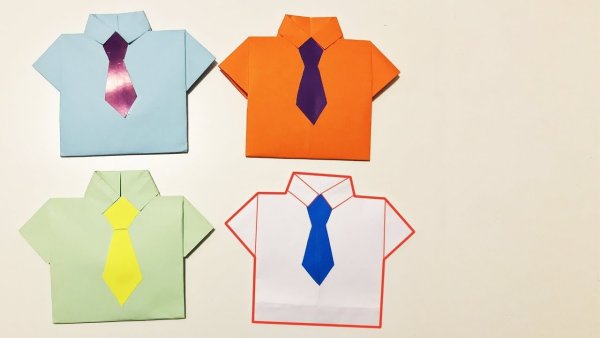 Подарок на 23 февраля оригами