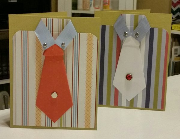 Открытка галстук