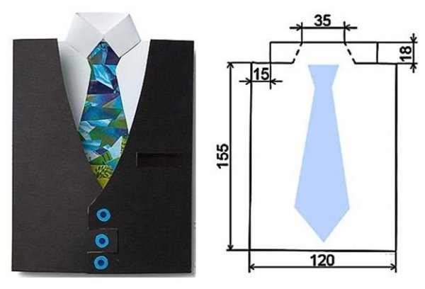 Оригами рубашка из бумаги