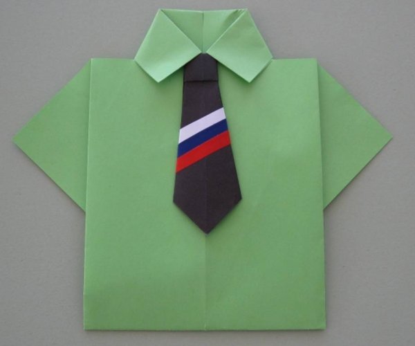 Упаковка в виде галстука
