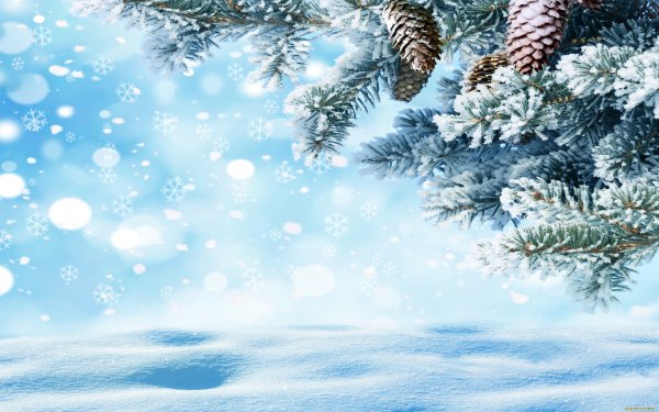 Фон для презентации зима