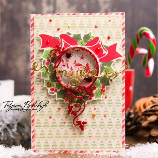 Новогодний шейкер Скрапбукинг