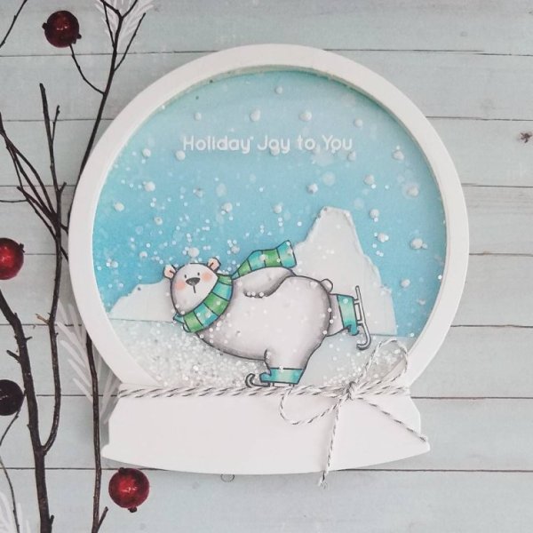 Скрапбукинг новый год шейкер