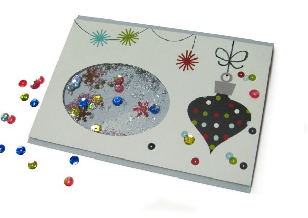 Новогодний шейкер Скрапбукинг