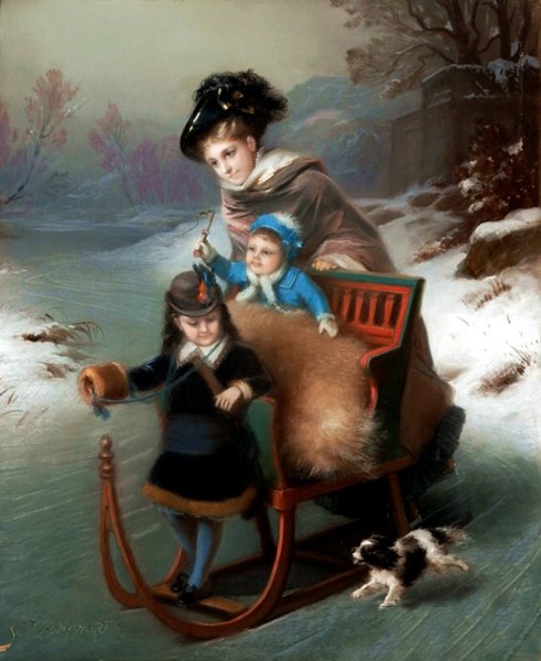 Роберт Дункан живопись зима