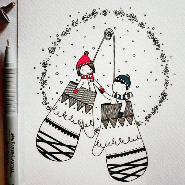 Скетч новый год