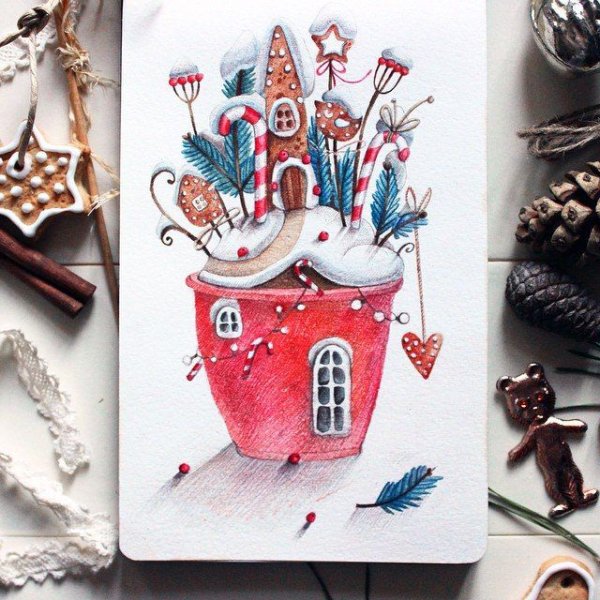 Открытки на новый год vfhrthfv