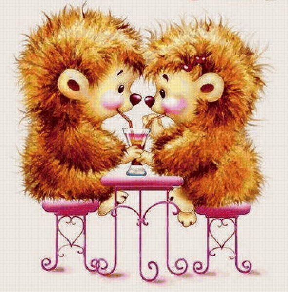 Влюбленные ежики