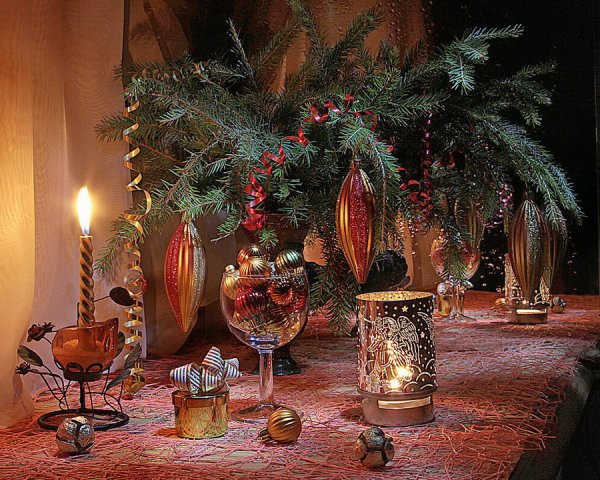 Уютный новогодний вечер