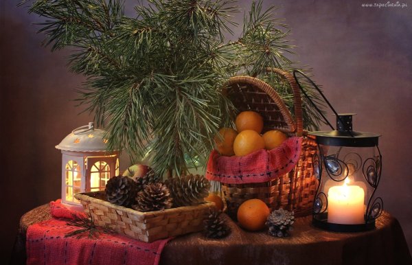 Новогодний мандарин.