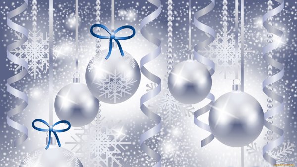 Стильное поздравление с наступающим новым годом