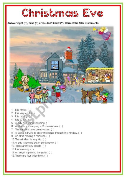 Christmas Eve текст английский