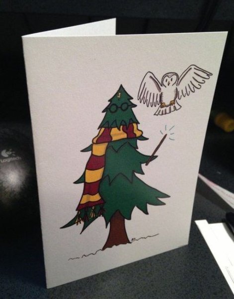 Идеи для рисования открыток на новый год