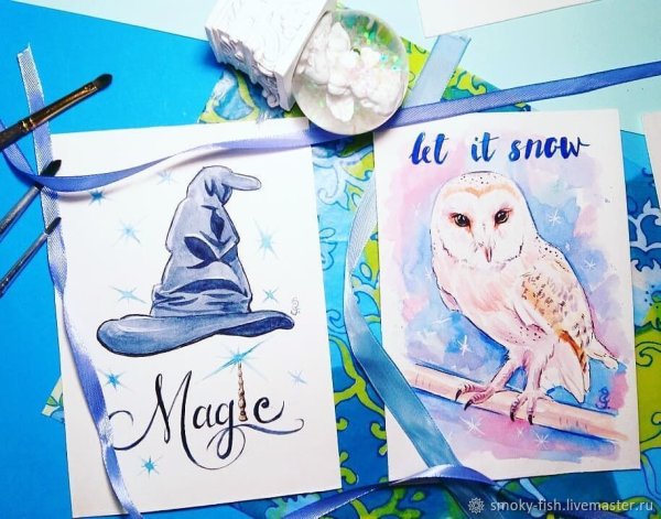 Открытка Гарри Поттер