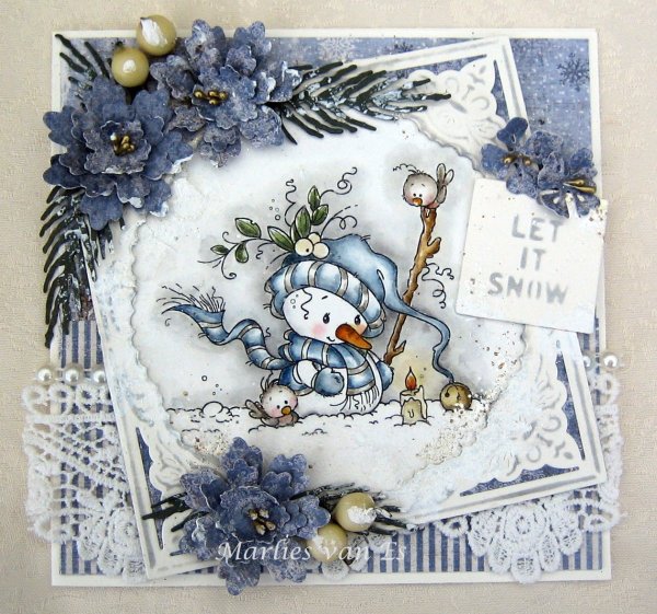 Новогодние открытки Скрапбукинг