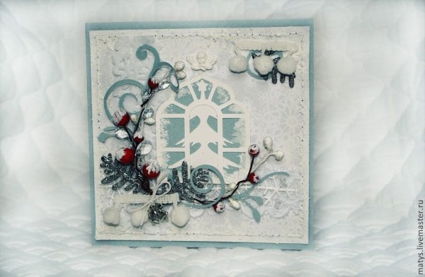 Новогодние открытки ручной работы