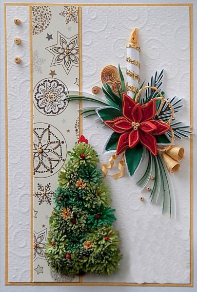 Новогодняя открытка своими руками