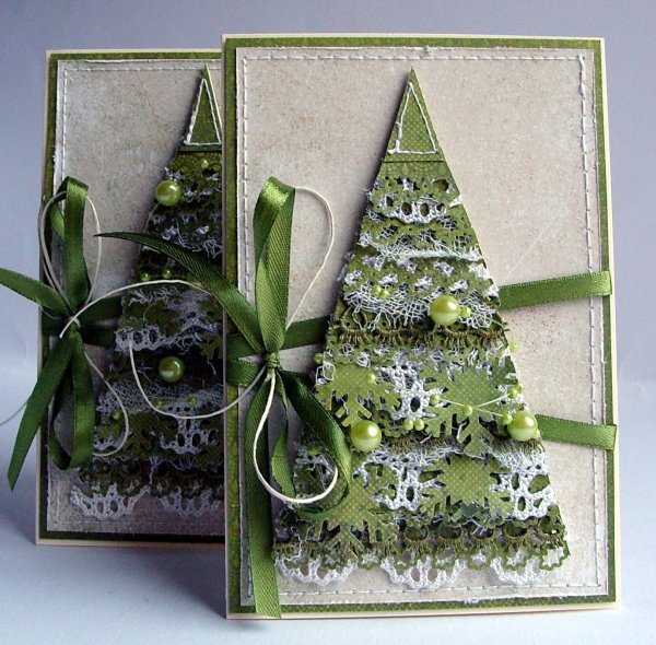 Новогодняя открытка своими руками