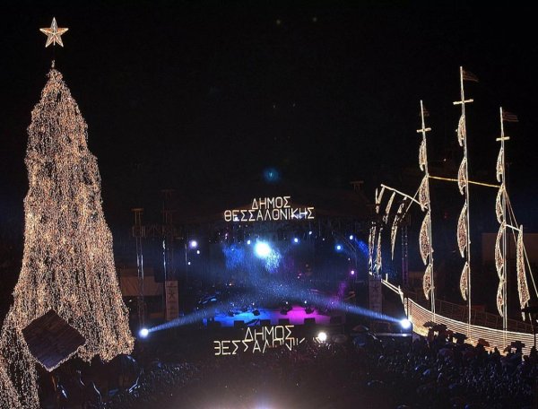 Рождество в Греции корабль