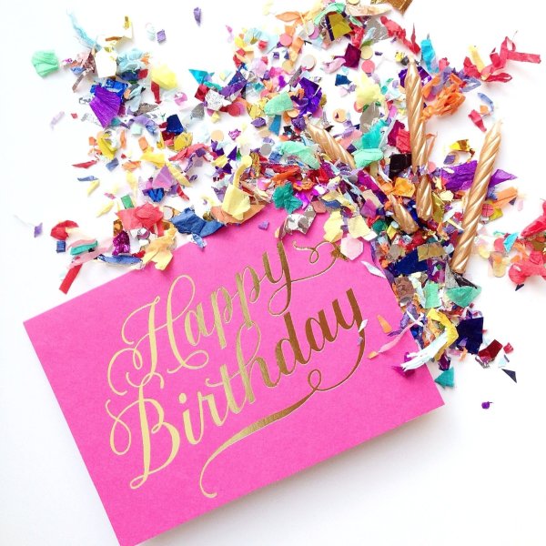 Современные открытки с днем рождения