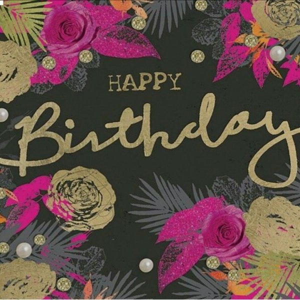 Стильное поздравление с днем рождения