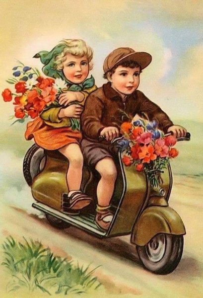 Старинные открытки с надписями