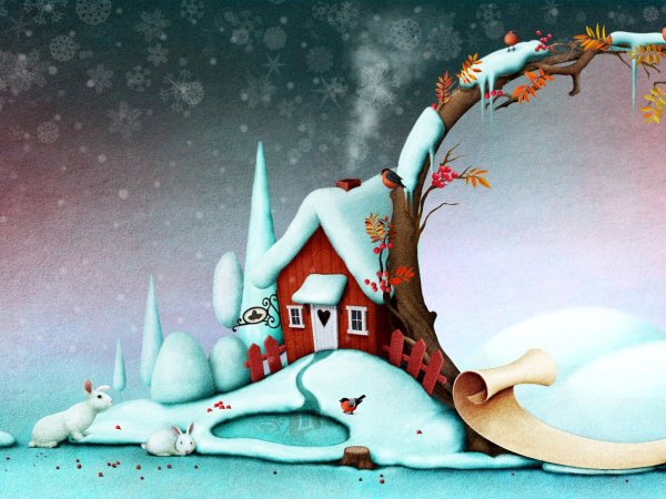 Необычные открытки с новым годом