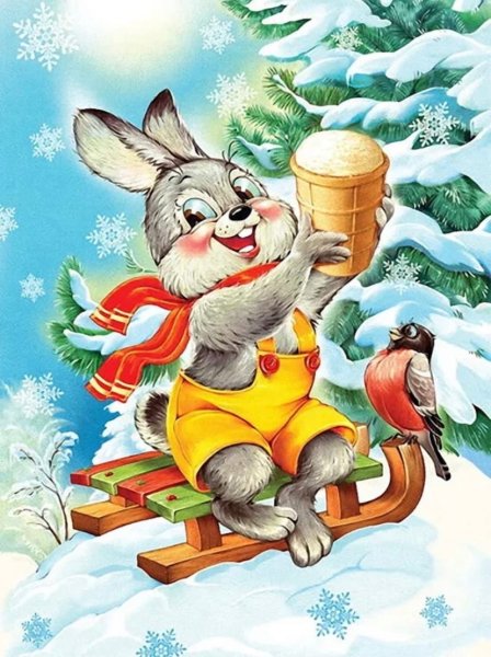 Новогодний заяц