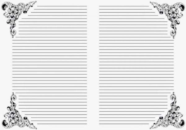 Красивые листы для блокнота