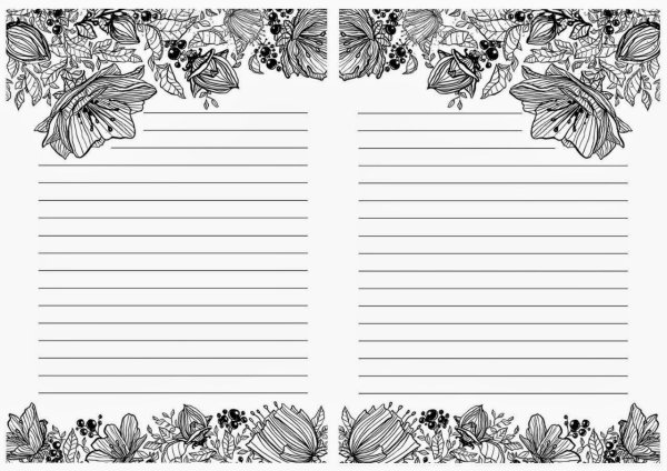 Лист блокнота