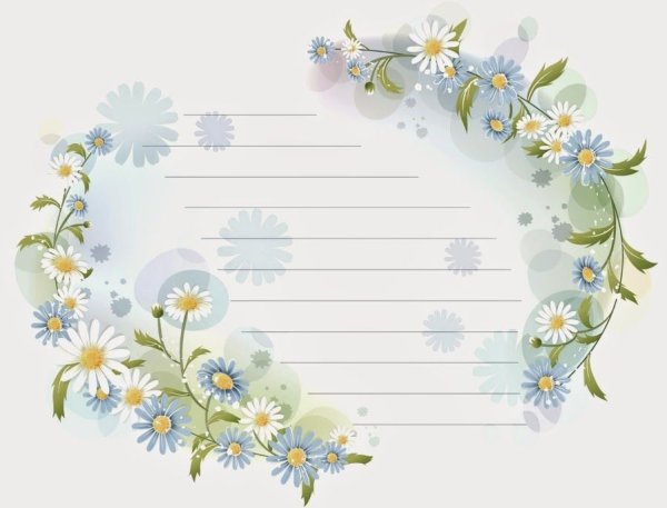 Фон для письма