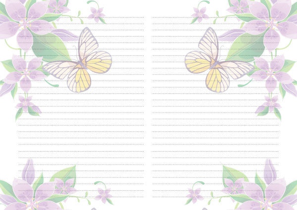 Красивый листок бумаги