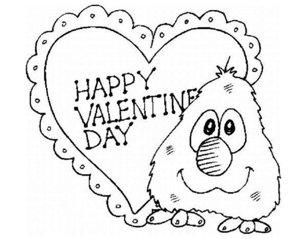 Раскраски на день Святого Валентина
