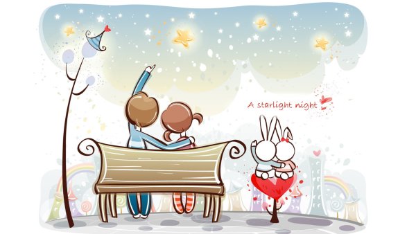 Романтические стильные открытки