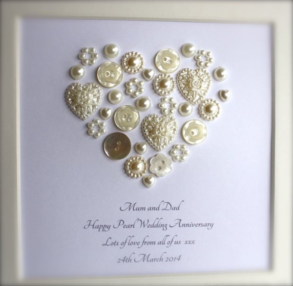 Торт на жемчужную свадьбу родителям