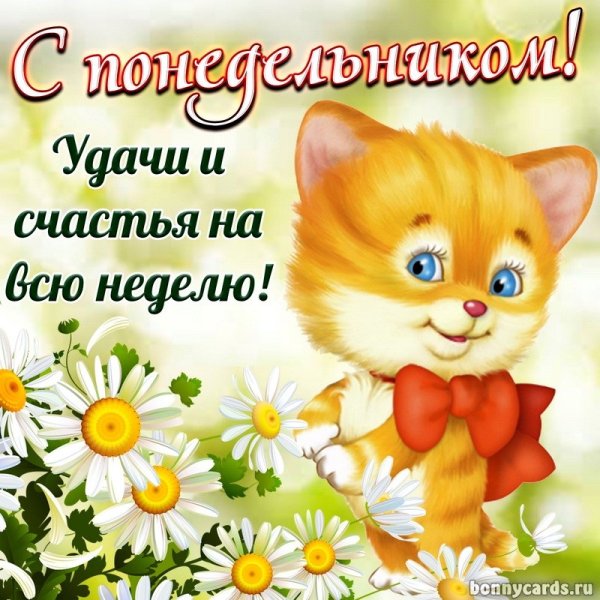 Доброе утро понедельника и удачной недели гифки