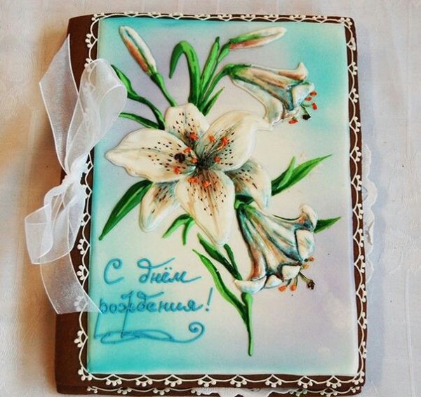 Открытка из пряника