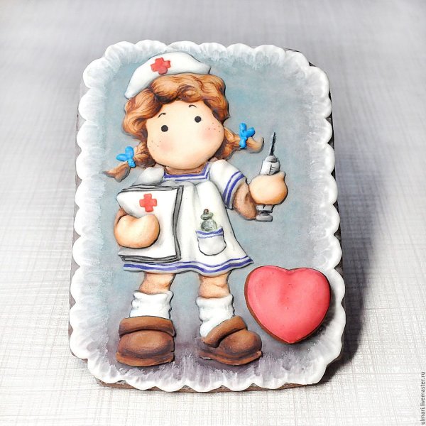 Новогодние пожелания на пряниках