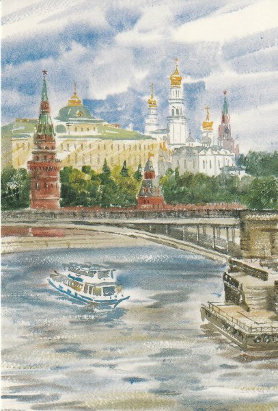 Открытки с видами Москвы