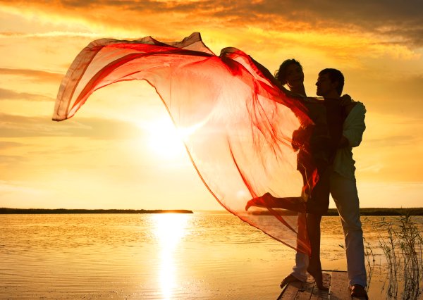 Влюбленные рисунок