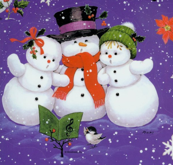 Новогодний Снеговик